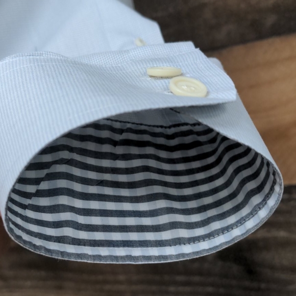 Ted Baker , light blue Men's shirt, size 5 - Picture 5 of 7